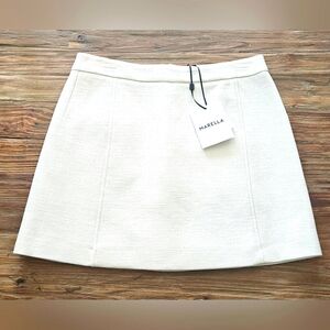 NWT Marella Women's "Jinger" Skirt: Color- Wool White: Size- 10